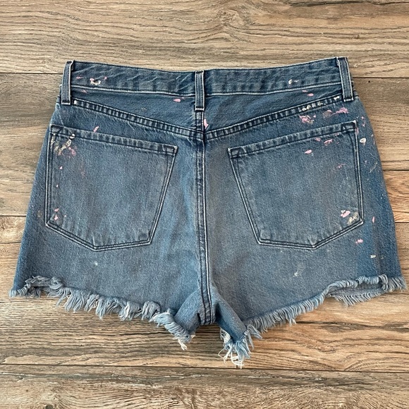 J BRAND PAINTED DENIM SHORTS (27) - Picture 2 of 6